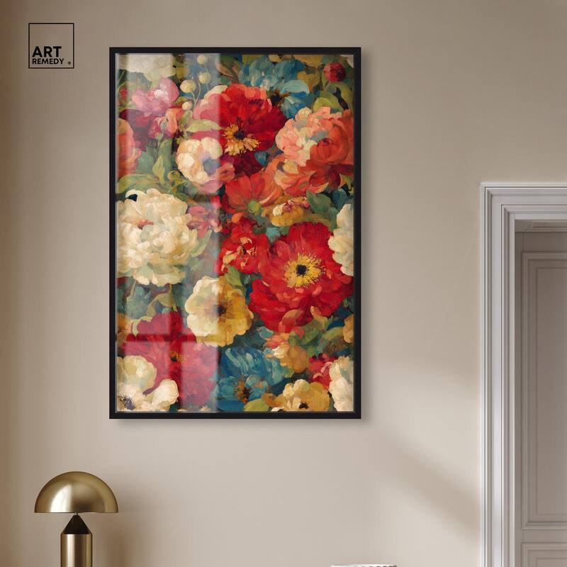 Garden Tapestries II Shadowbox by Art Remedy