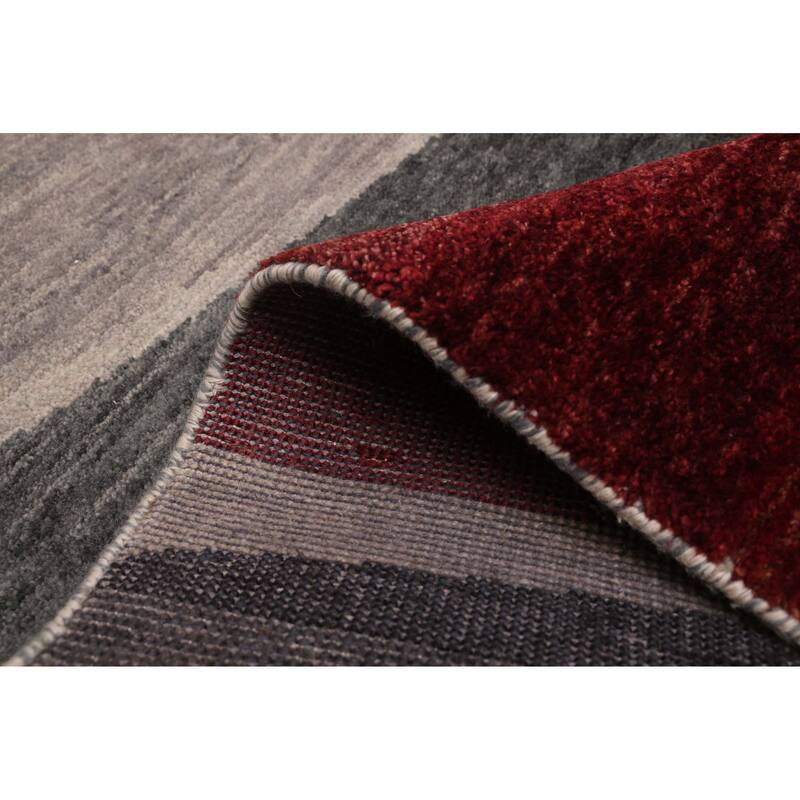 ECARPETGALLERY Hand-knotted Peshawar Ziegler Grey Wool Rug - 5'1 x 6'8
