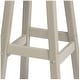 preview thumbnail 7 of 97, Laguna Hdpe All Weather Outdoor Patio 29" Round Bar Stool