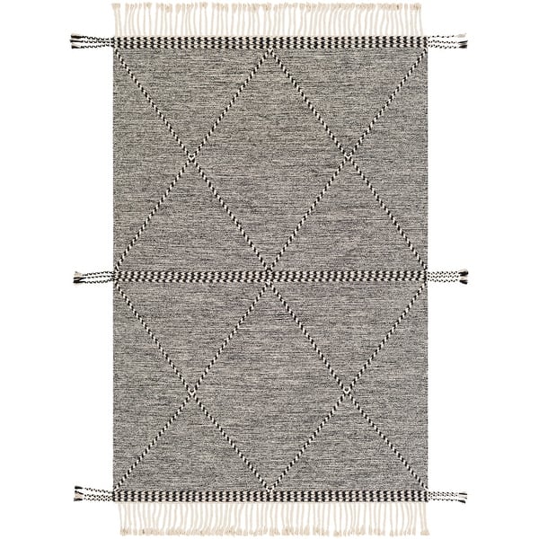 Livabliss Jackston Handmade Boho Tassel Cotton Area Rug