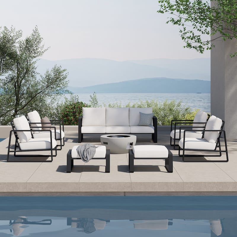 Melbourne 8-piece Fire Seating Set