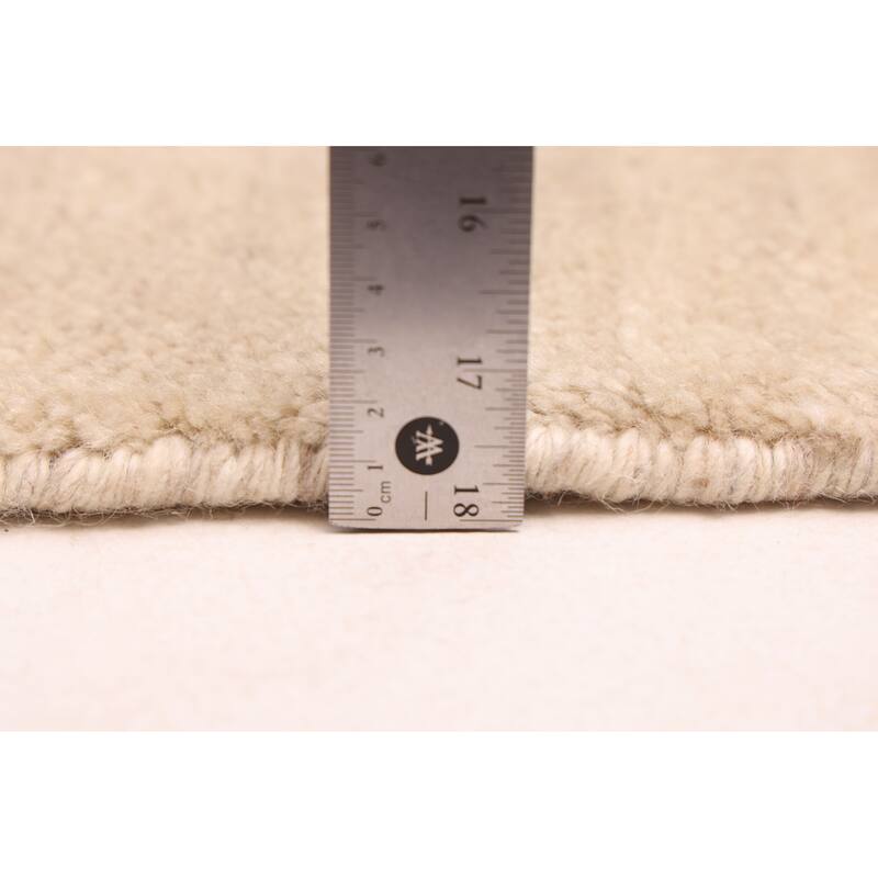 ECARPETGALLERY Hand-knotted Peshawar Ziegler Cream Wool Rug - 5'1 x 6'11