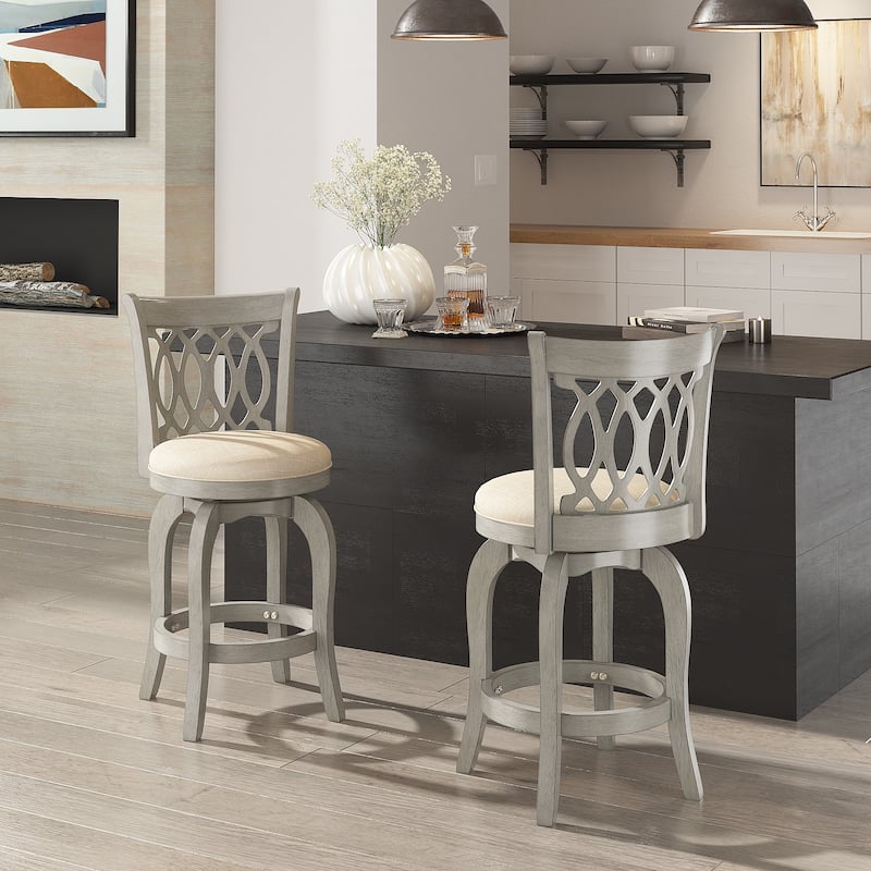 Rovinj Scroll Back Swivel Counter Stool