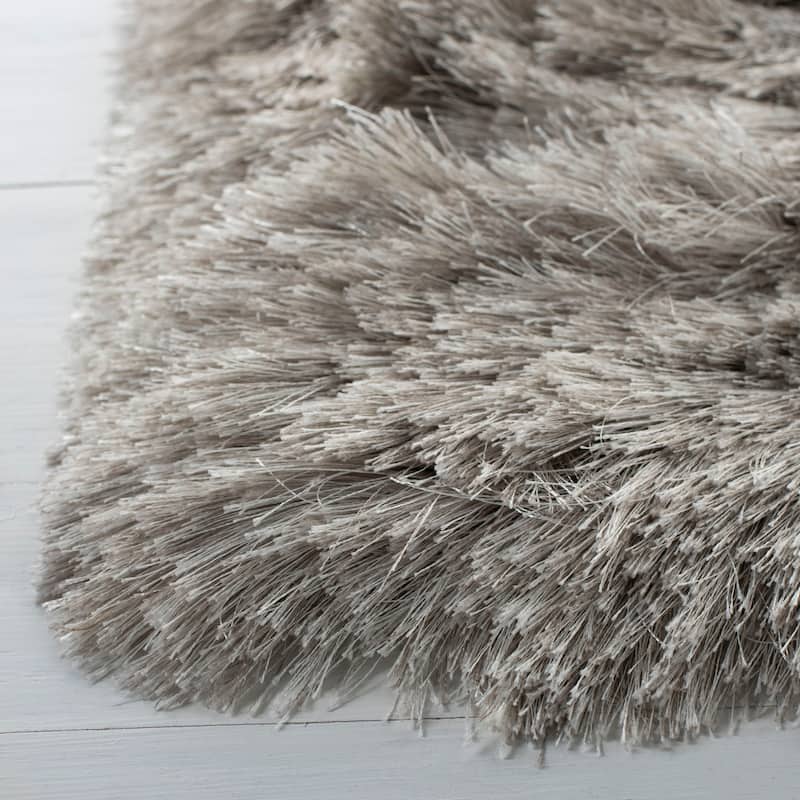 SAFAVIEH Handmade Ocean Shag Lyse Glam 2.5-inch Thick Rug