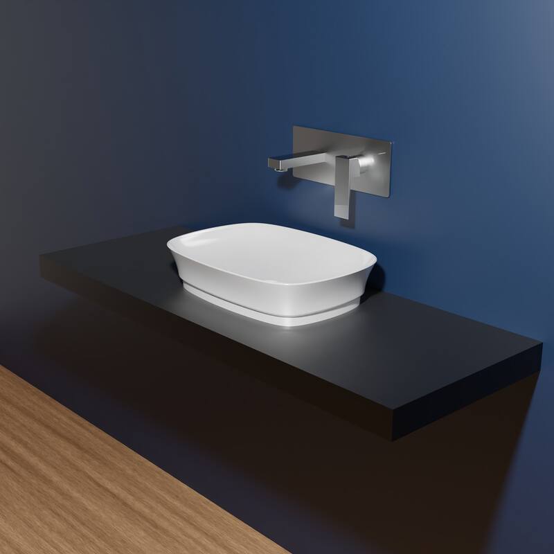 WS Bath Collections Mood ID 60.43 Mood 23-5/8" Rectangular Ceramic