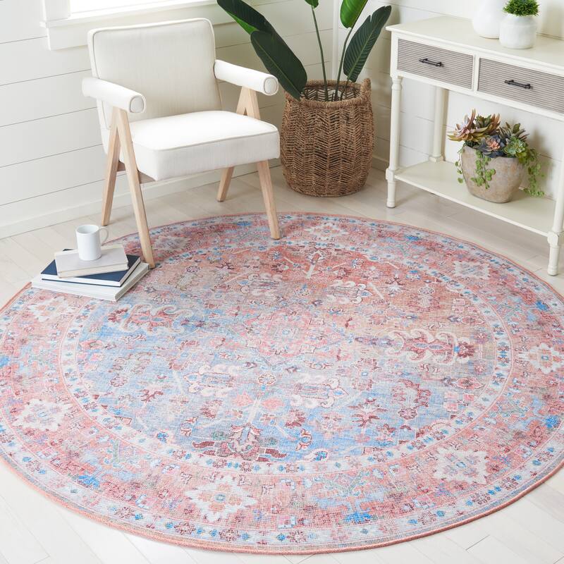 SAFAVIEH Serapi Machine Washable Sada Shabby Chic Distressed Rug