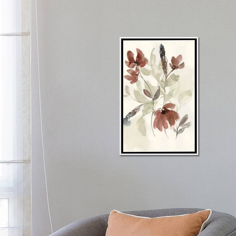 iCanvas "Dusty Flower Composition I" by Jennifer Goldberger Framed