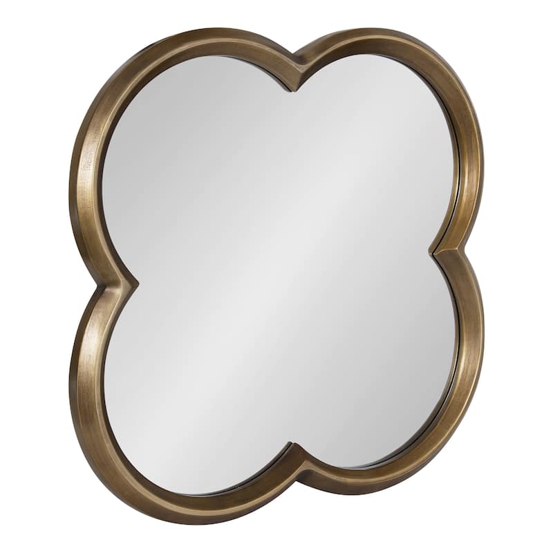 Kate and Laurel Krisi Scalloped Framed Wall Mirror