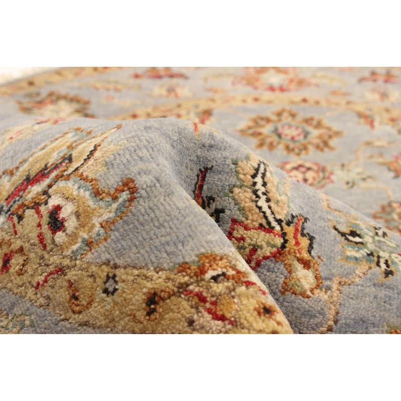 ECARPETGALLERY Hand-knotted Jamshidpour Grey Wool Rug - 3'11 x 3'11