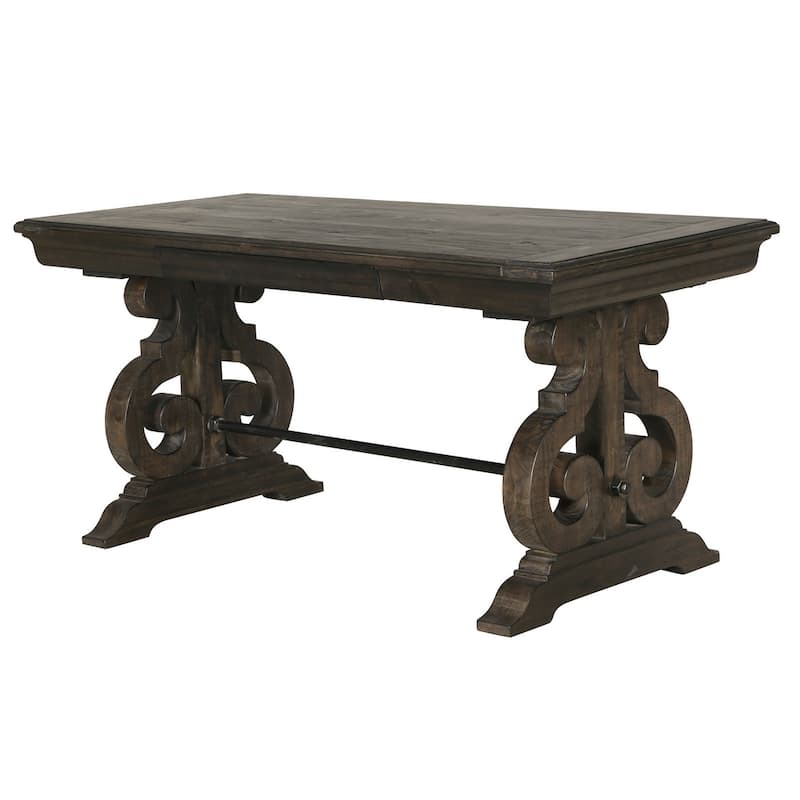 Magnussen Home Bellamy Peppercorn Writing Desk - 64''W x 32''D x 31''H
