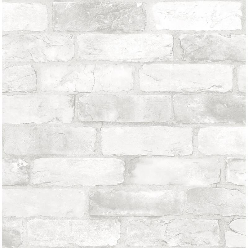 Sebastopol, Reclaimed Bricks Dusty Red Rustic, 33 FT. L x 20.5In. W Wallpaper Roll