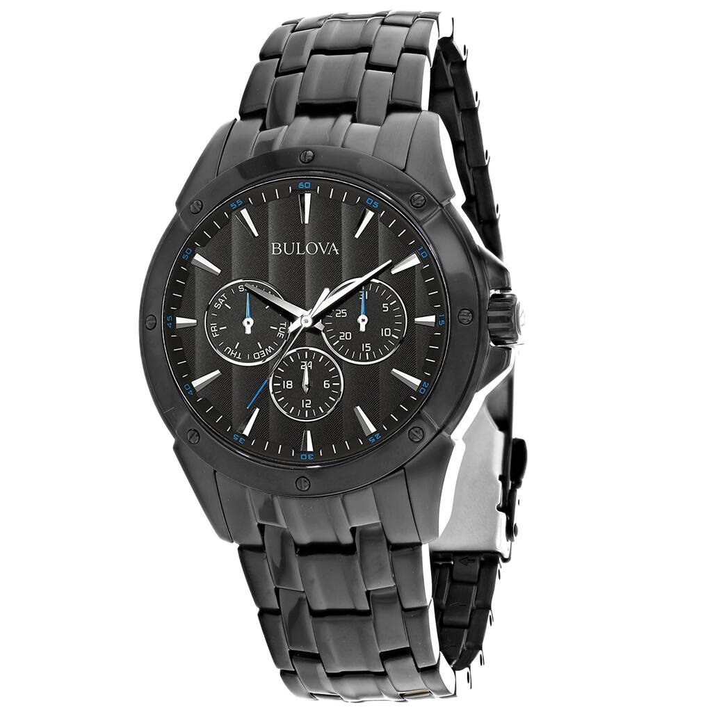 Bulova Men's Classic Black Dial Watch - 98C121 - 6 (36)
