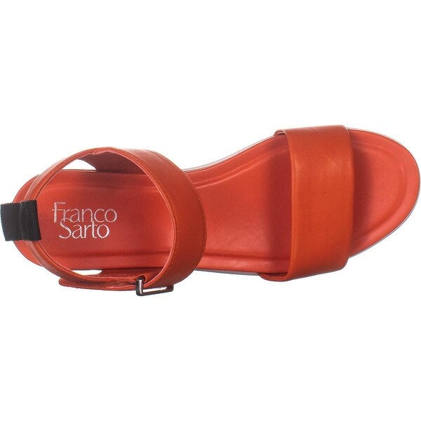 franco sarto orange sandals