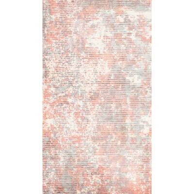 Hand Knotted Oriental Viscose Silk Carpet Modern Abstract Coral Abstract Area Rug - 4' 0'' X 2' 0''