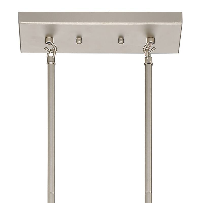 37in Mid-century Modern 5-light Crystal Rectangle Chandelier for Dining Room - 37 inches