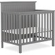 preview thumbnail 1 of 5, Dream On Me Ava 4-in-1 Convertible Mini Crib Steel Grey Steel Grey