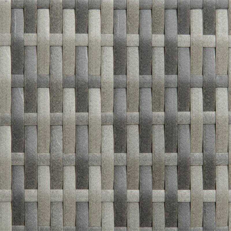 Gray PE Rattan and Steel Pool Storage Rack Towel Valet for Outdoor Patio Bathroom and Spa Organization - 23.5" x 23.5" x 47.25"