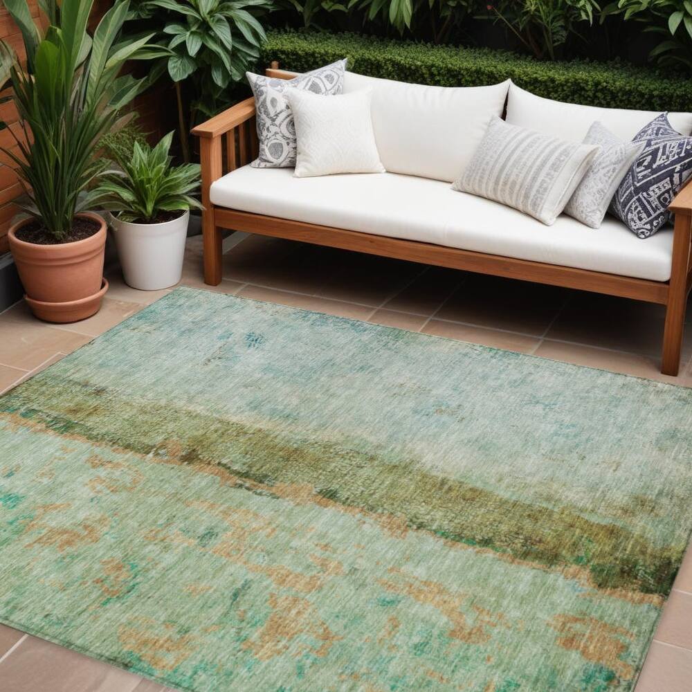 Rato Contemporary Abstract Built To Resist Stains Classic Meets Modern Outdoor Rug