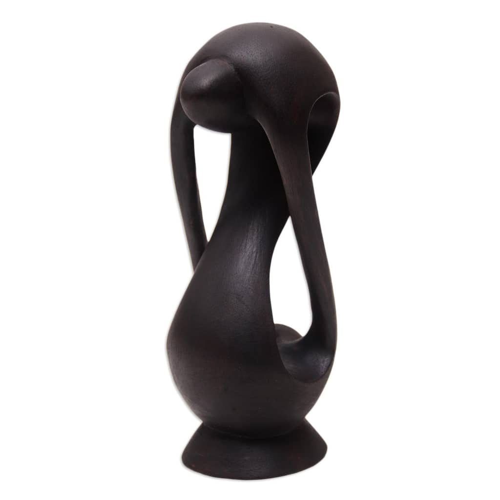 Novica Handmade My Eternal Lover Wood Sculpture