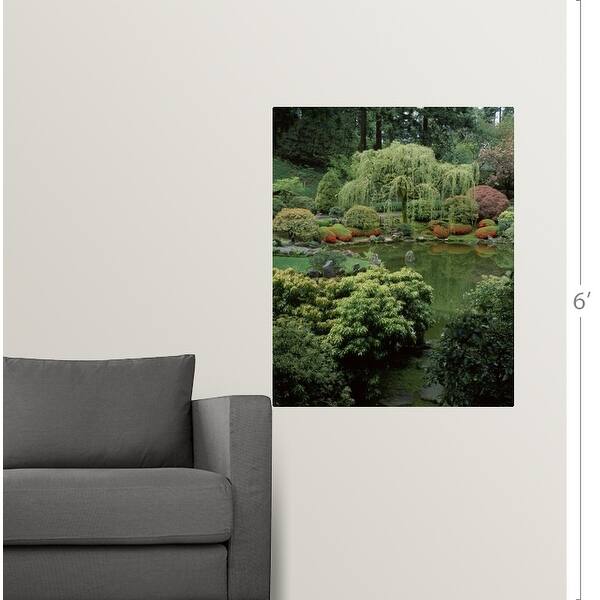 Shop Weeping Willow Tree And Pond In A Japanese Garden