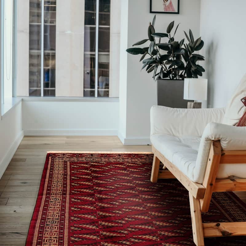 ECARPETGALLERY Hand-knotted Khal Mohammadi Red Wool Rug - 8'0 x 11'10