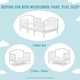 preview thumbnail 23 of 31, Dream On Me Rosie Toddler Bed