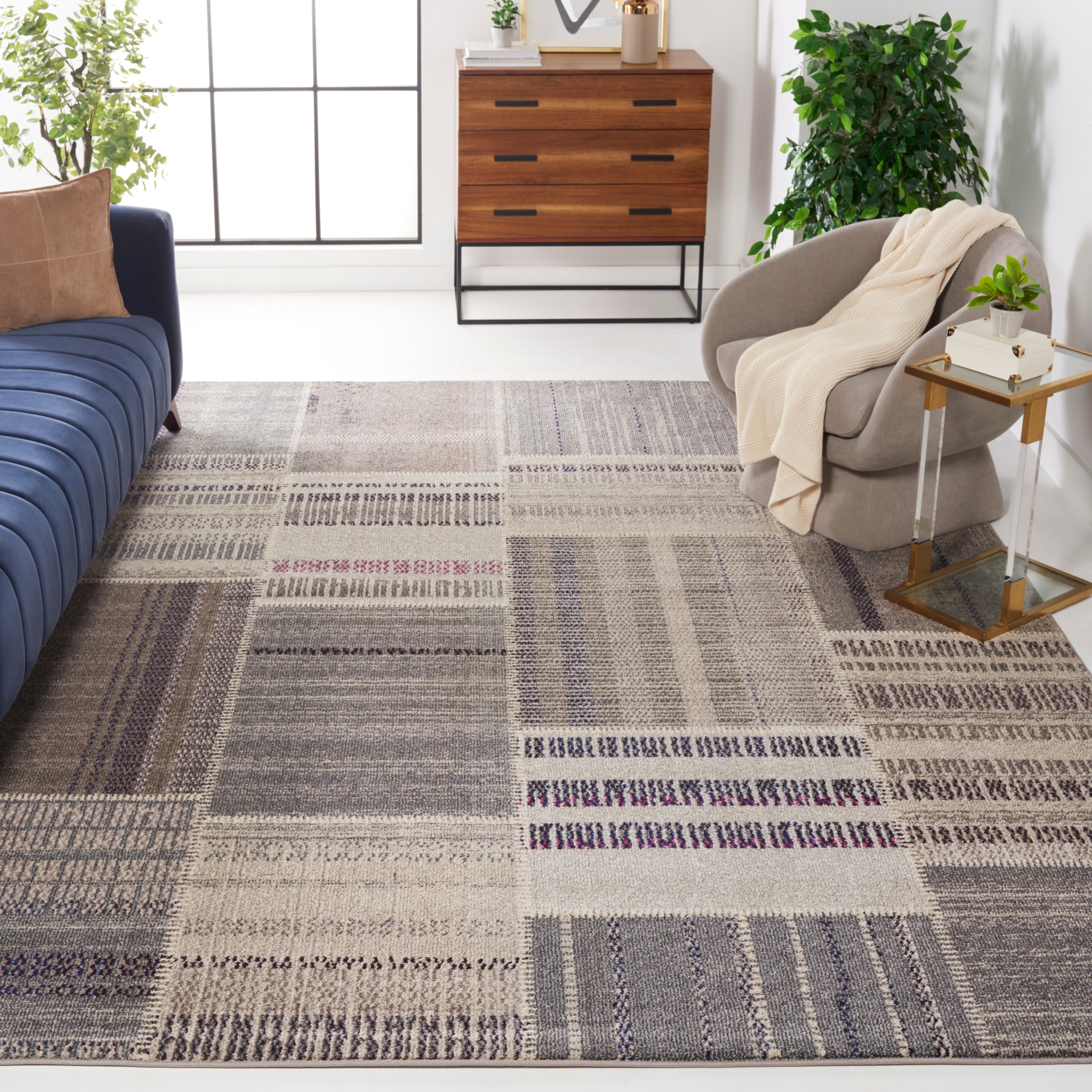 SAFAVIEH Monaco Madlen Boho Geometric Rug