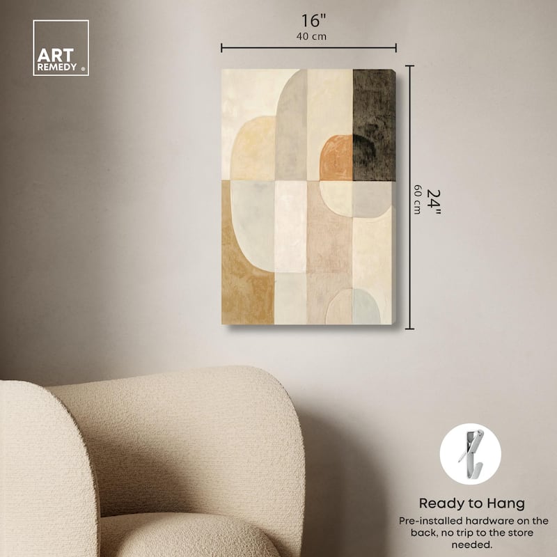 Overlapping Planes I Canvas by Art Remedy, Gallery Wrapped