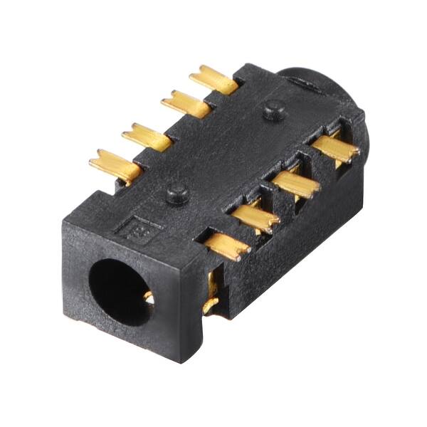 3 5 Mm Audio Jack Connector Pcb Mount Female Socket 8 Pin Pj 393 5pcs Overstock 26401064