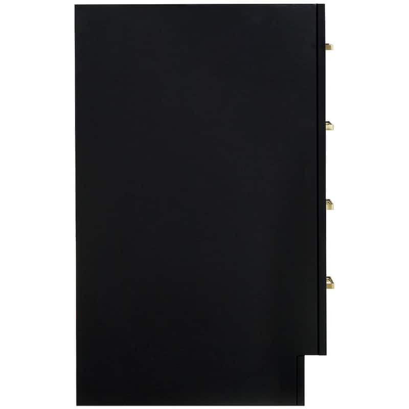 Ariel T042S-BC Hepburn 42" Single Free Standing Vanity Cabinet Only