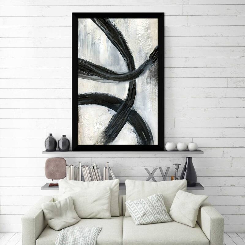 "Abstract Rings II (Vertical)" by Nan Print on Acrylic