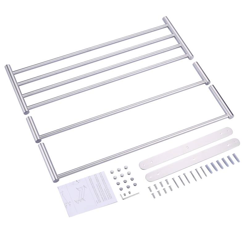 WOWOW 24 in. Bathroom Towel Rack