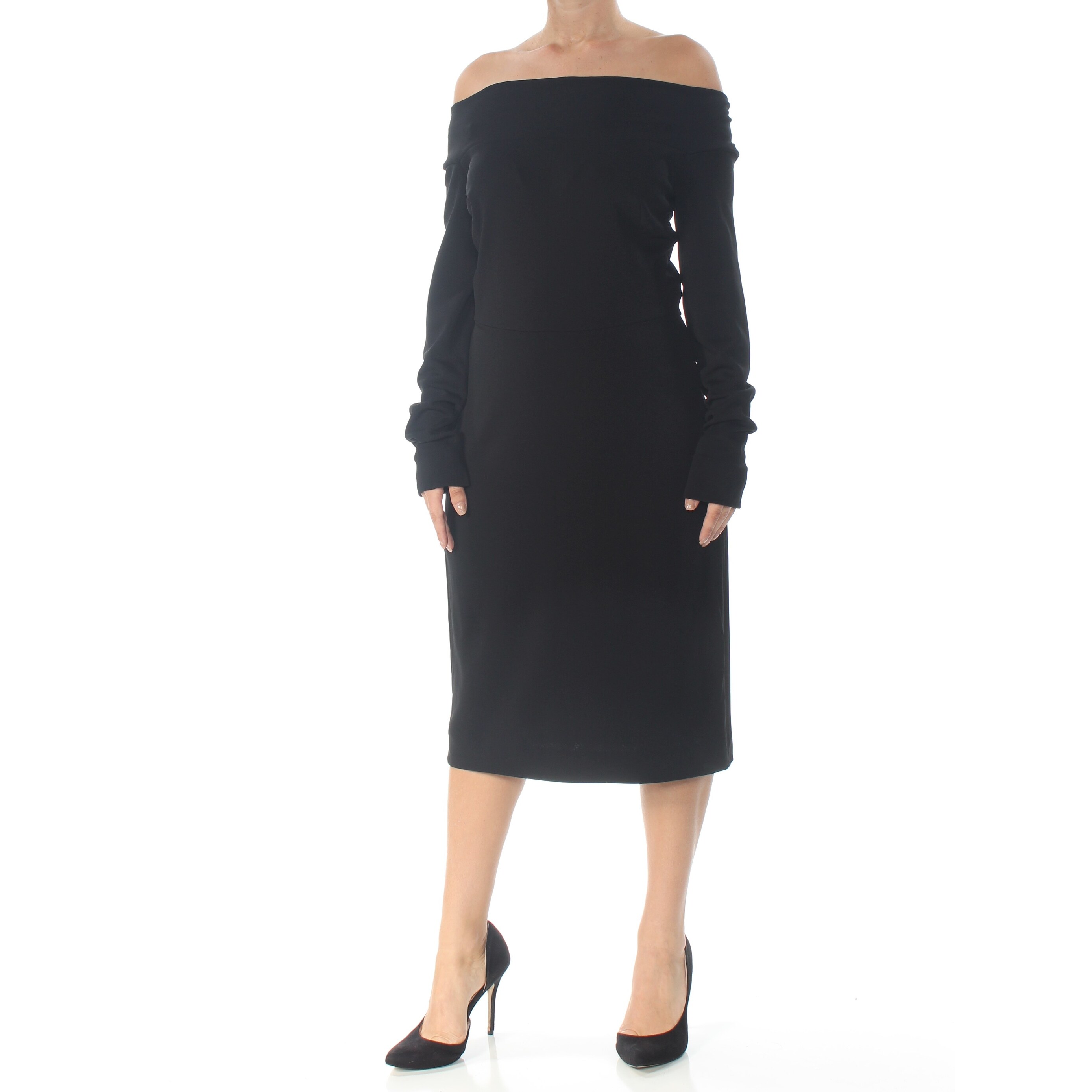 below the knee dresses with sleeves