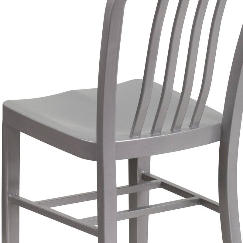 2 Pack Metal Indoor-Outdoor Chair