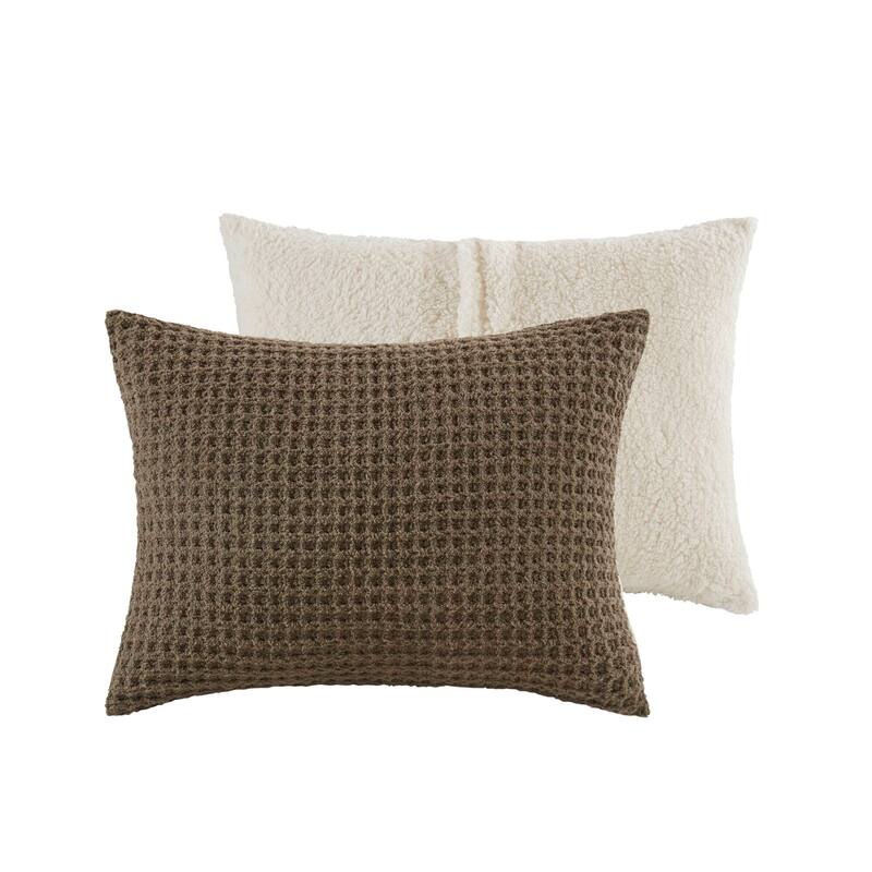 GDF Studio - Waffle Knit Chenille Comforter Set