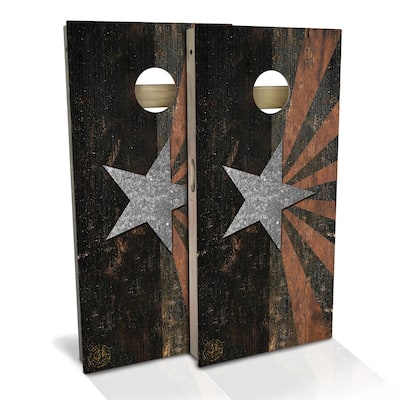 Arizona Flag Rustic Outdoor Cornhole Board Set
