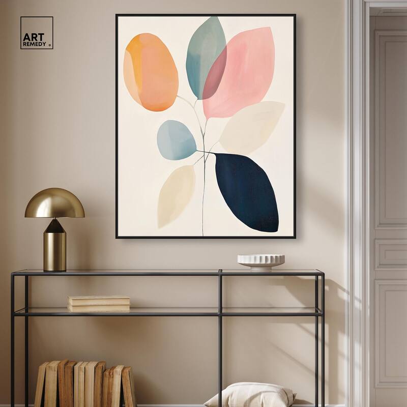 Soft Edge Foliage Canvas by Art Remedy
