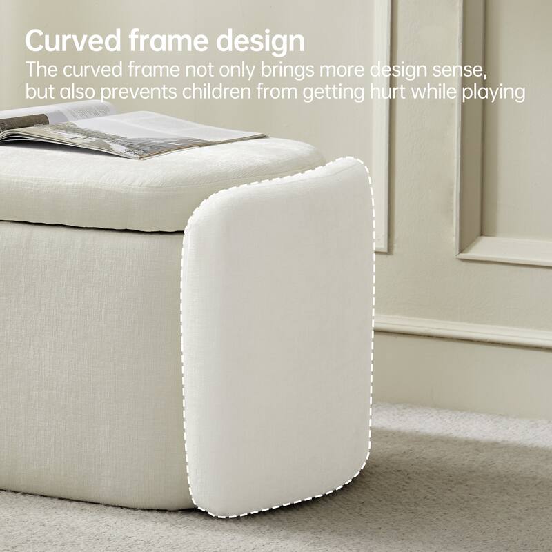 Bedroom Bench Storage Bench with Arms Ottoman entryway bench with storage End of Bed Bench, Entryway Bench