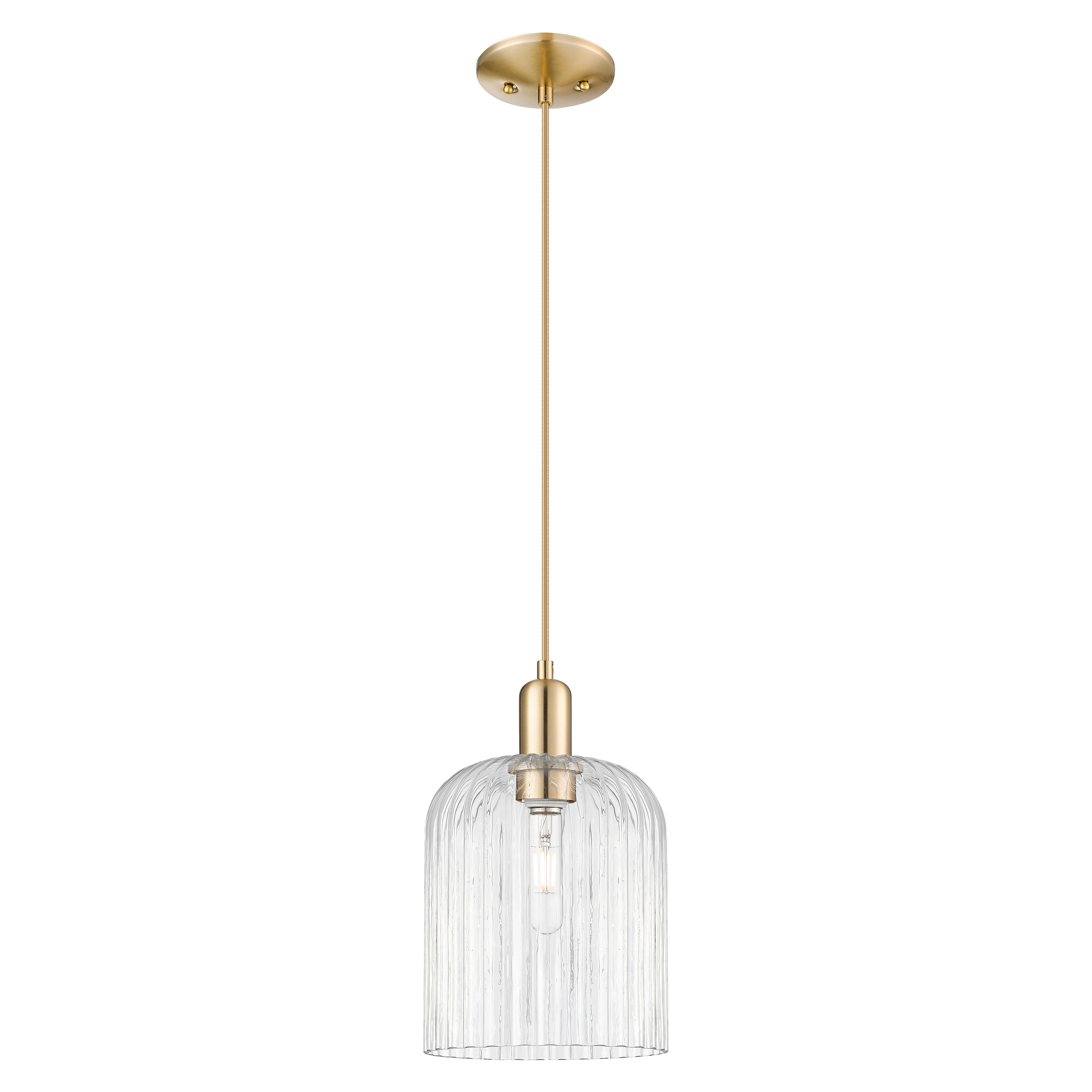 Innovations Lighting Endless Possibilities Arcadia - Bridal Veil - 1 Light 8" Cord Hung Mini Pendant
