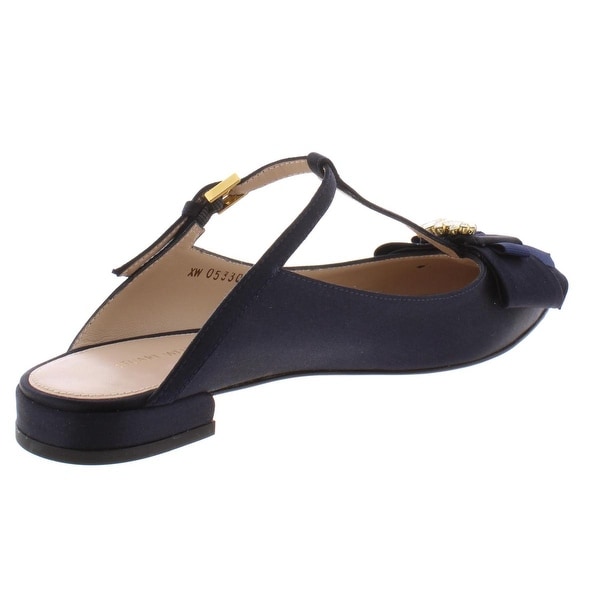 stuart weitzman satin mules