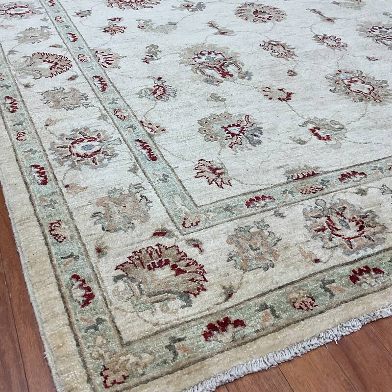 HERAT ORIENTAL Handmade Oushak Wool Rug - 5'7" x 7'11"