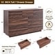 preview thumbnail 23 of 26, Modern 7 Drawer Dresser for Bedroom, Chest of Drawers, TV Stand