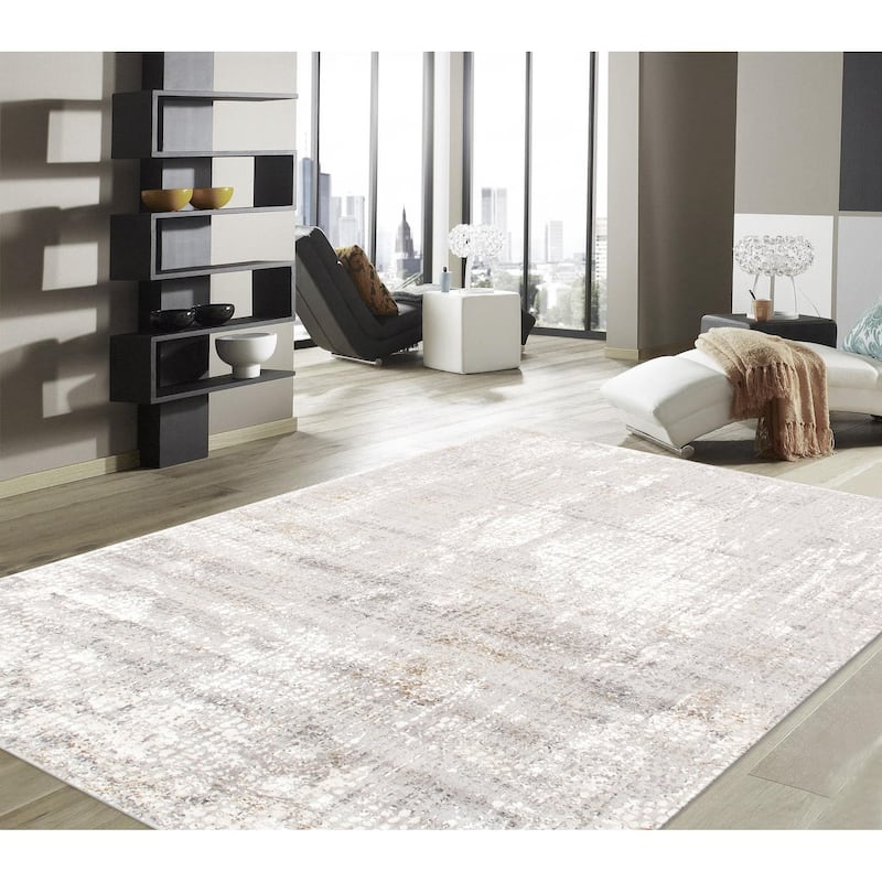 Pasargad Home Turkish Stella Design L. Grey Area Rug