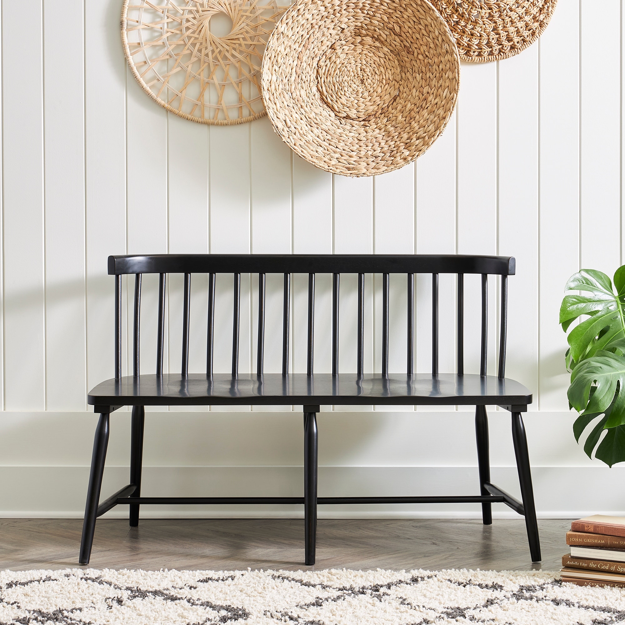 Black 2025 farm bench