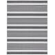 preview thumbnail 4 of 4, Martha Stewart Venerica Contemporary Rug 5'1" x 7' - Light Grey/Charcoal - Rectangle