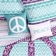 preview thumbnail 7 of 6, Lush Decor Peace Ombre Reversible Quilt Set