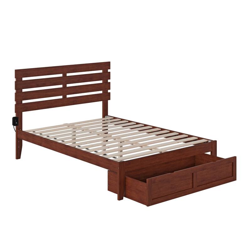 Oxford Platform Bed with Foot Drawer