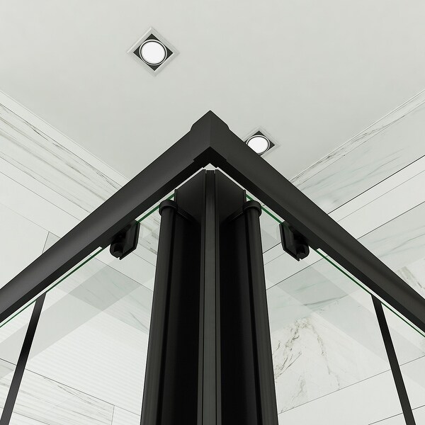 Elegant Corner Entry Enclosure 36 in. W x 36 in. D x 72 in