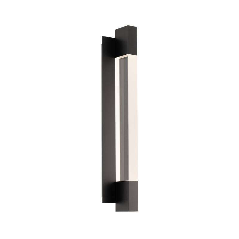Heliograph 18in LED Outdoor Wall Light 2700K in Black