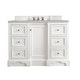 preview thumbnail 1 of 29, James Martin Vanities De Soto 48" Single Vanity, Bright White